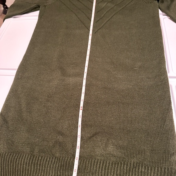 Mystree Olive Green Sweater Dress - Picture 6 of 7